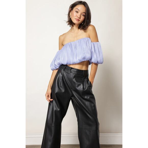 NWT! Line & Dot Audrey Off Shoulder Romantic Blouse - Size Medium - Picture 2 of 8